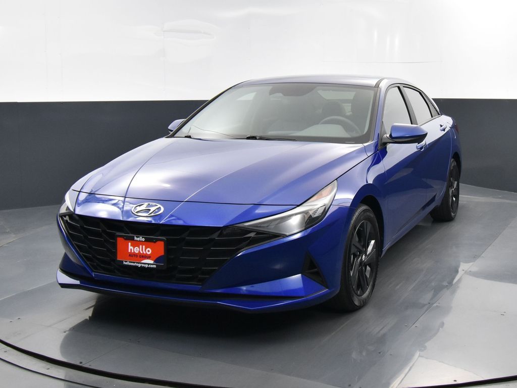 2023 Hyundai Elantra Hybrid Blue photo 2
