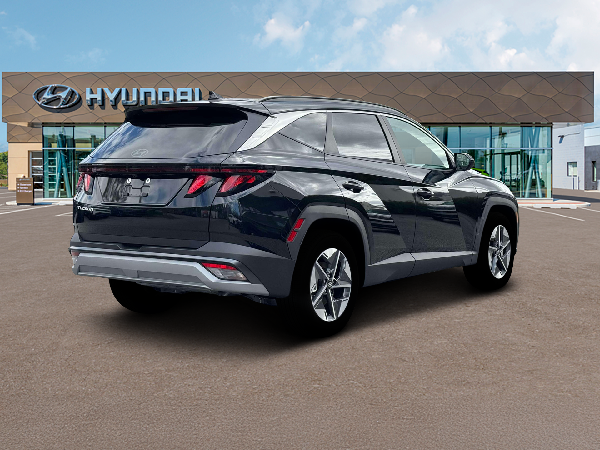 New 2025 Black Hyundai SEL FWD image 8