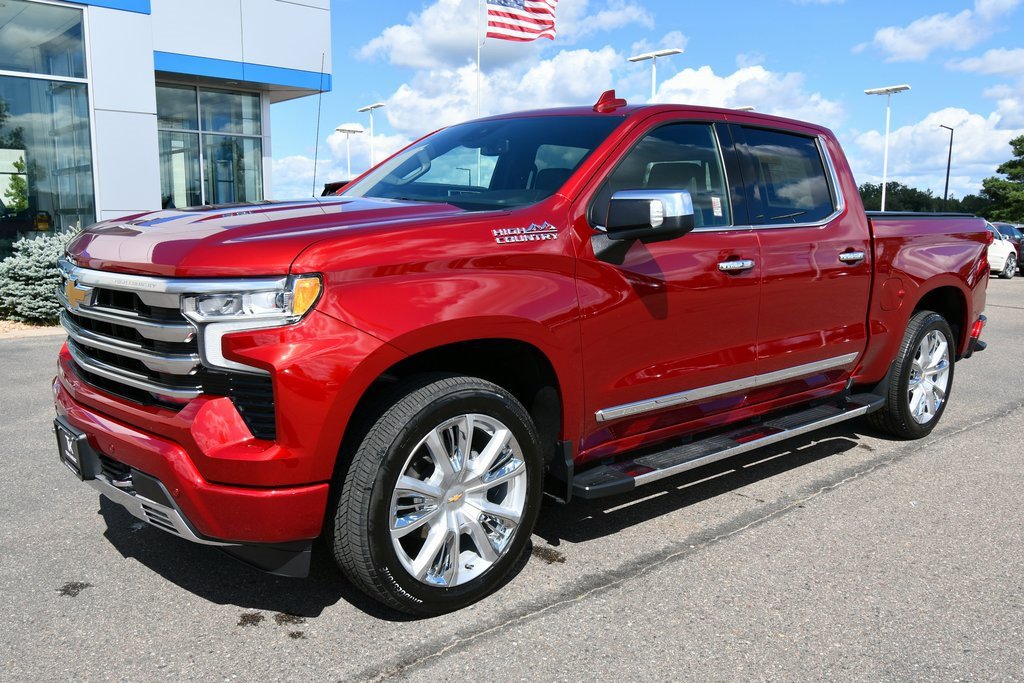 Used 2023 Chevrolet Silverado 1500 High Country with VIN 1GCUDJEL7PZ224645 for sale in North Branch, Minnesota