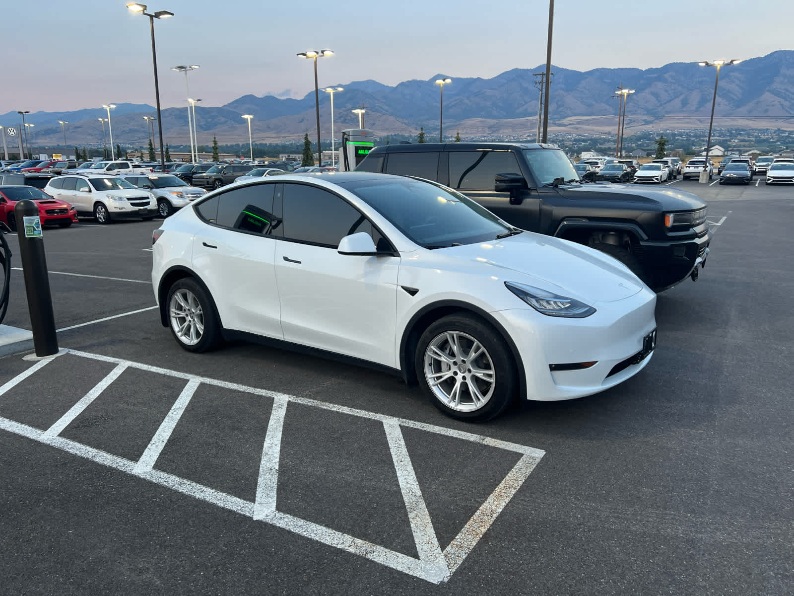 Used 2022 Tesla Model Y Long Range with VIN 7SAYGDEE4NF411830 for sale in Logan, UT
