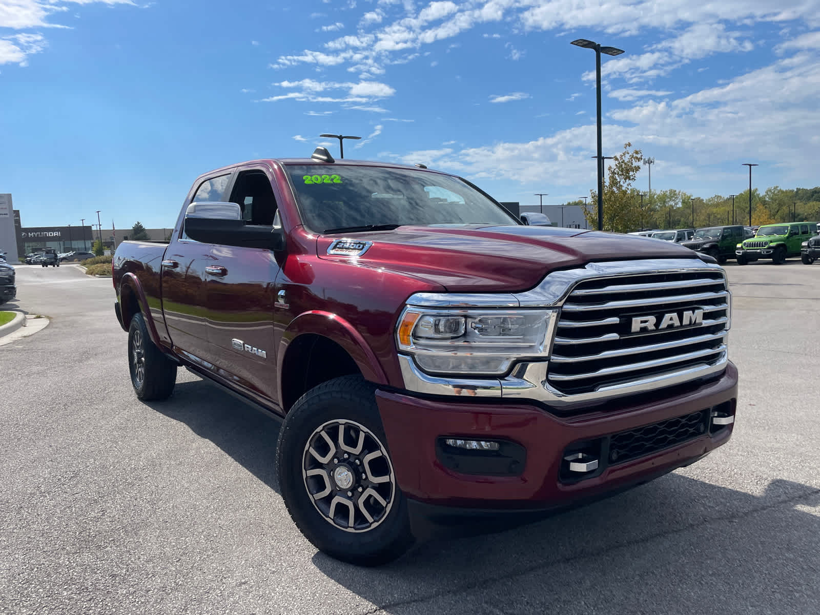 Used 2022 RAM Ram 2500 Pickup Laramie Longhorn with VIN 3C6UR5GL7NG185288 for sale in Kansas City