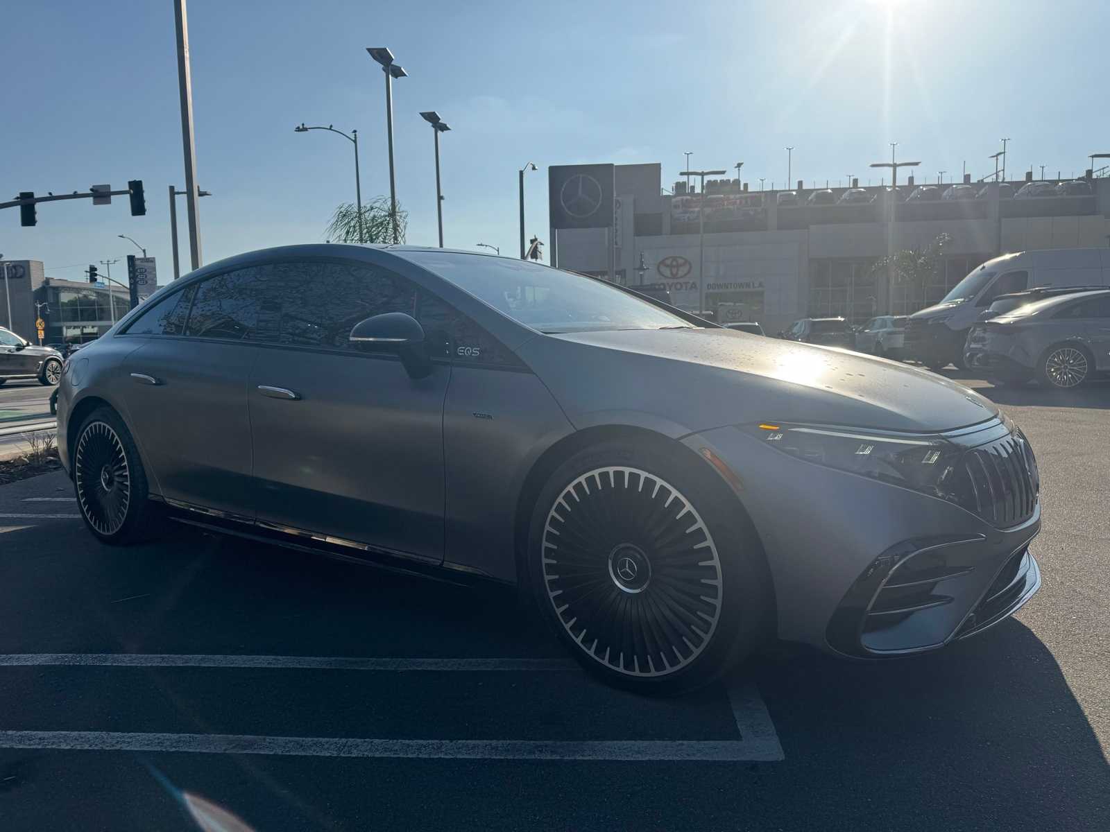 Certified 2023 Mercedes-Benz EQS AMG EQS 53 with VIN W1KCG5FB5PA040129 for sale in Los Angeles, CA