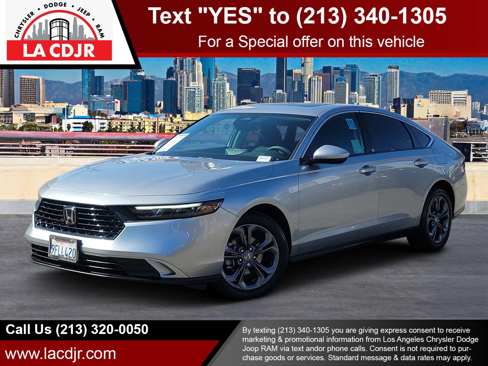 Used 2023 Silver Honda EX image 1