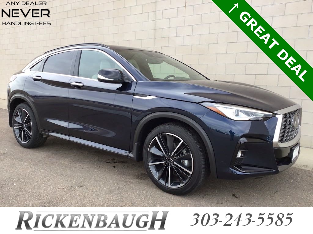 Certified PreOwned 2023 INFINITI QX55 LUXE 4D Sport Utility in Dacono P2497 Rickenbaugh INFINITI