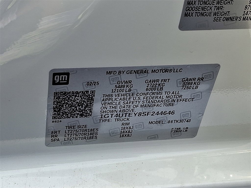 2025 Gmc Sierra 3500 SLE photo 10