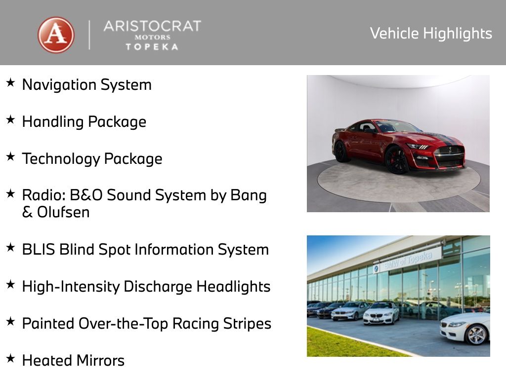 Used 2020 Ford Mustang Shelby GT500 with VIN 1FA6P8SJ2L5505786 for sale in Kansas City