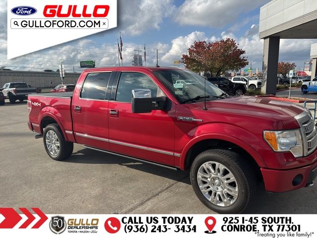 Used 2011 Ford F-150 Platinum with VIN 1FTFW1E63BFA72693 for sale in Conroe, TX