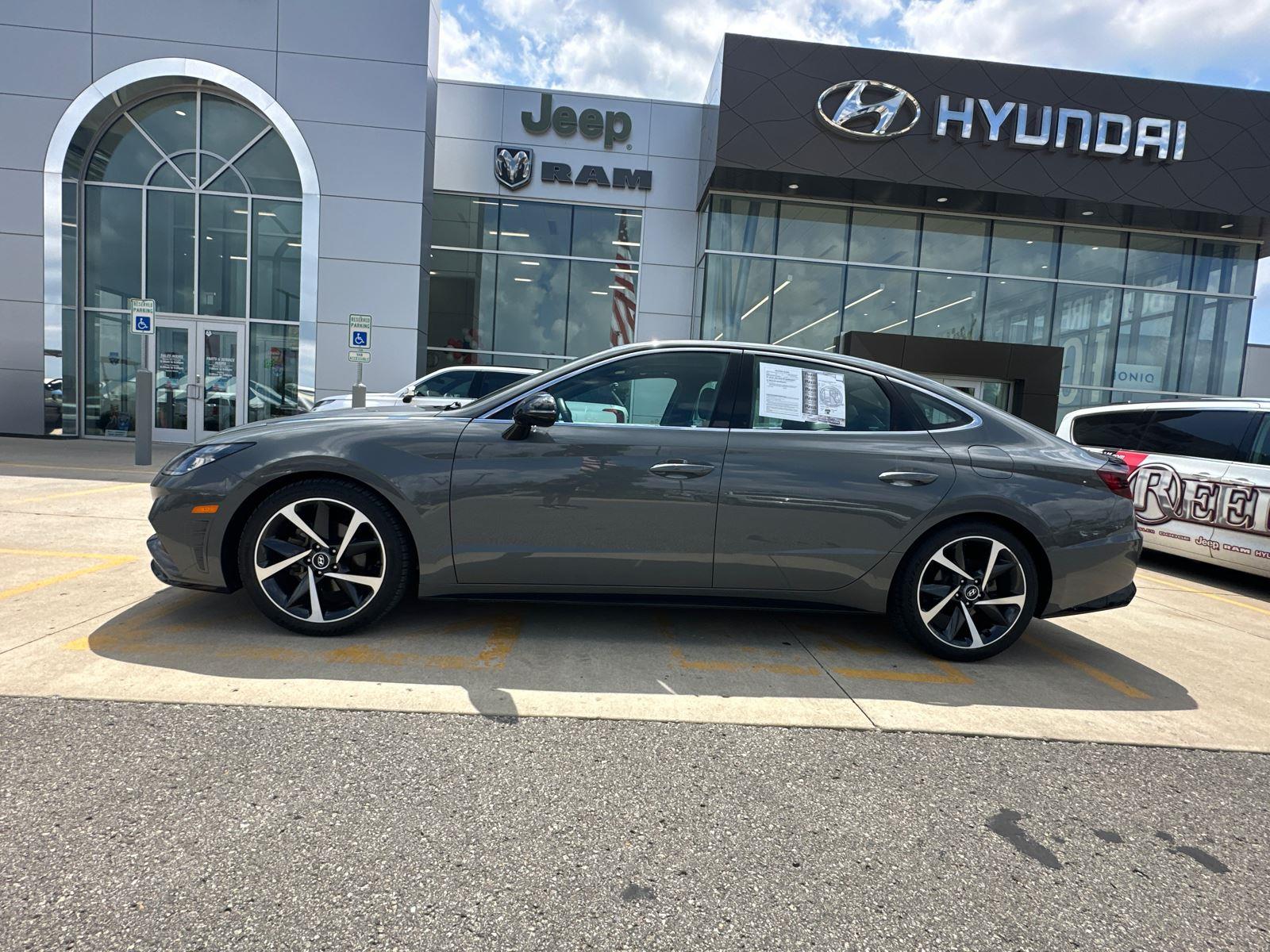 Certified 2021 Hyundai Sonata SEL Plus with VIN 5NPEJ4J29MH124965 for sale in Kansas City