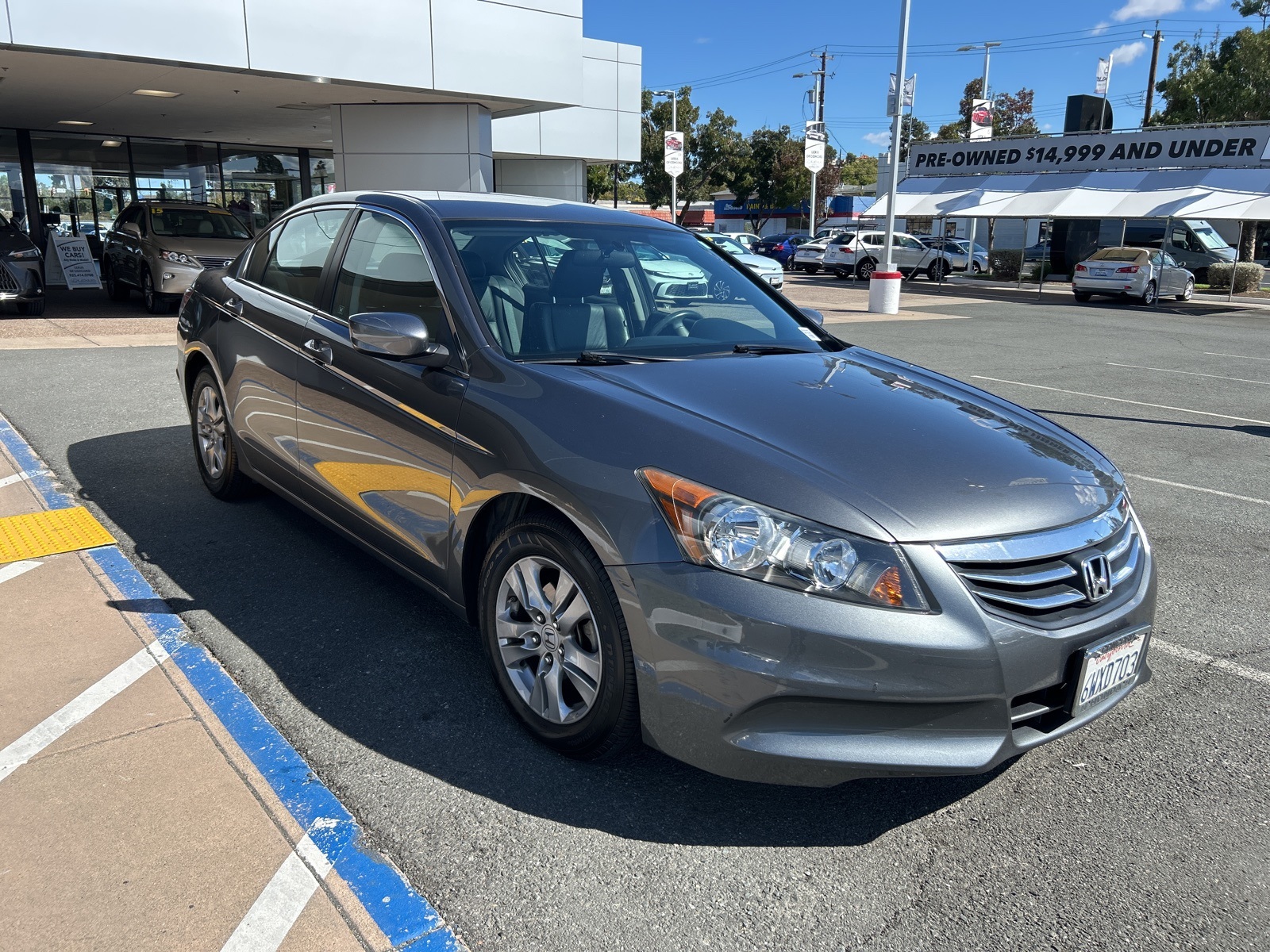 Used 2012 Honda Accord SE with VIN 1HGCP2F66CA196266 for sale in Concord, CA