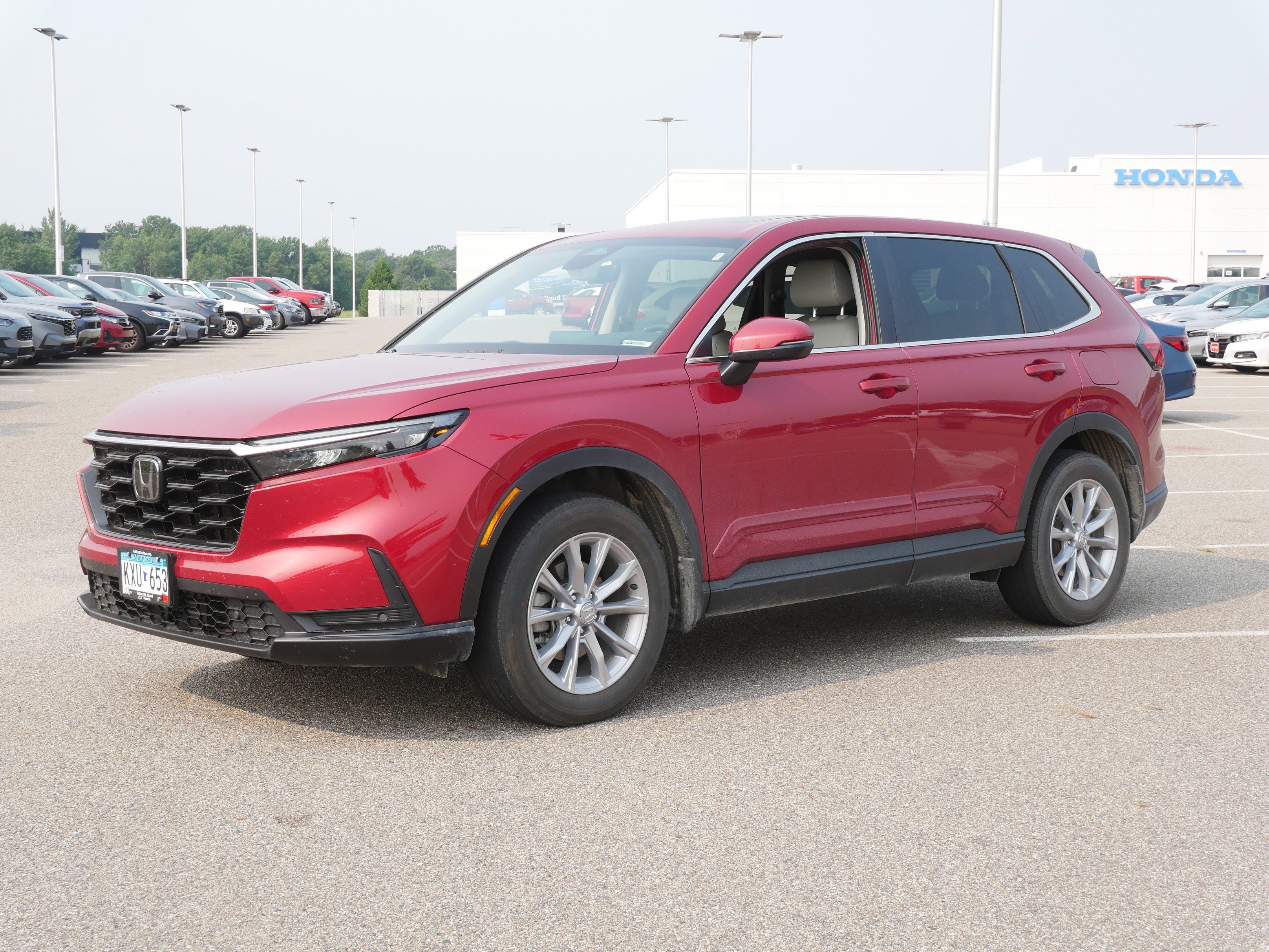 Used 2023 Honda CR-V EX-L with VIN 2HKRS4H74PH423803 for sale in Waite Park, Minnesota