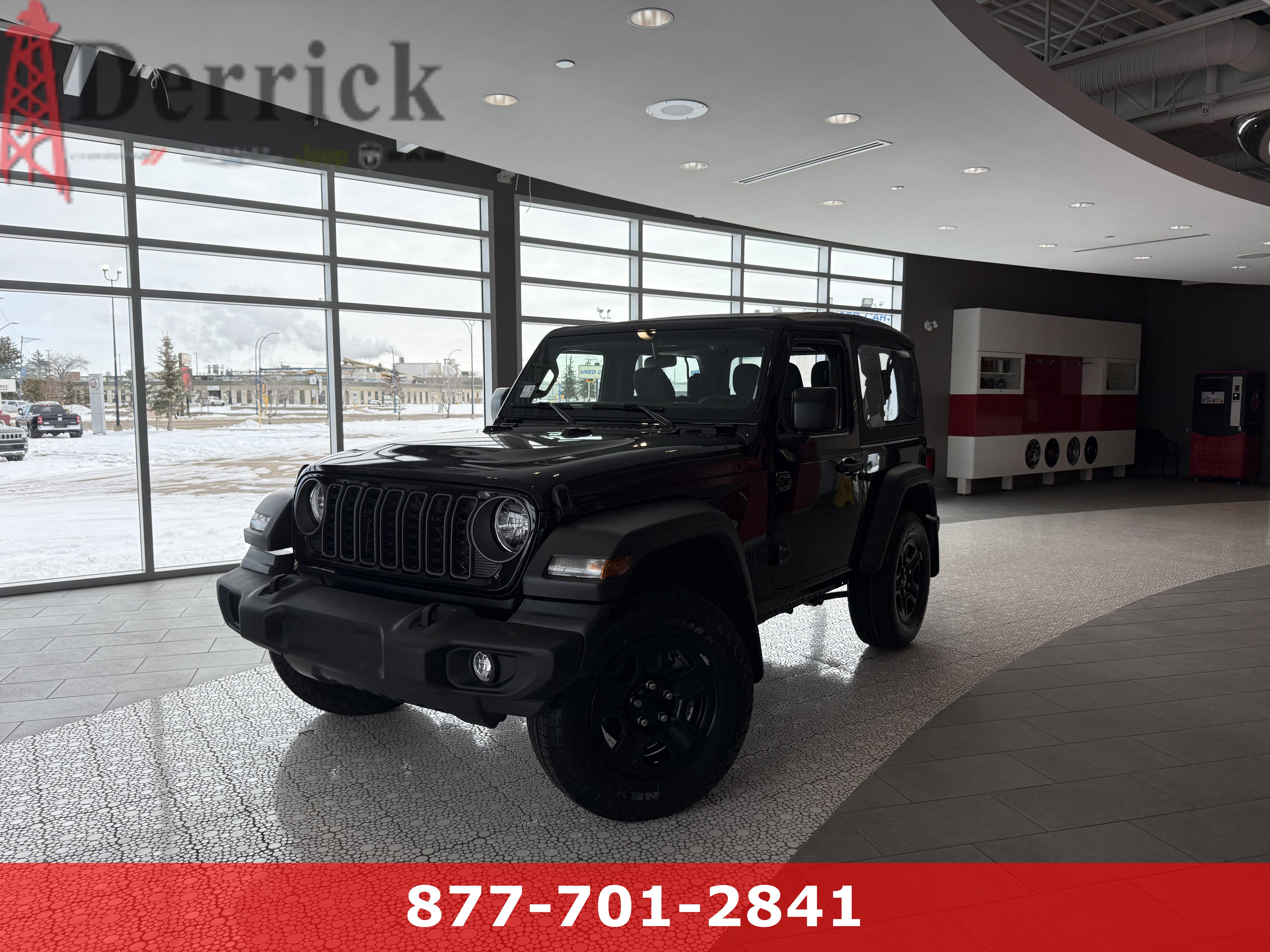 New 2025 Black Jeep Sport image 1