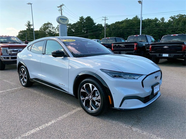 Used 2021 Ford Mustang Mach-E Premium AWD with VIN 3FMTK3SS8MMA20552 for sale in Raynham, MA