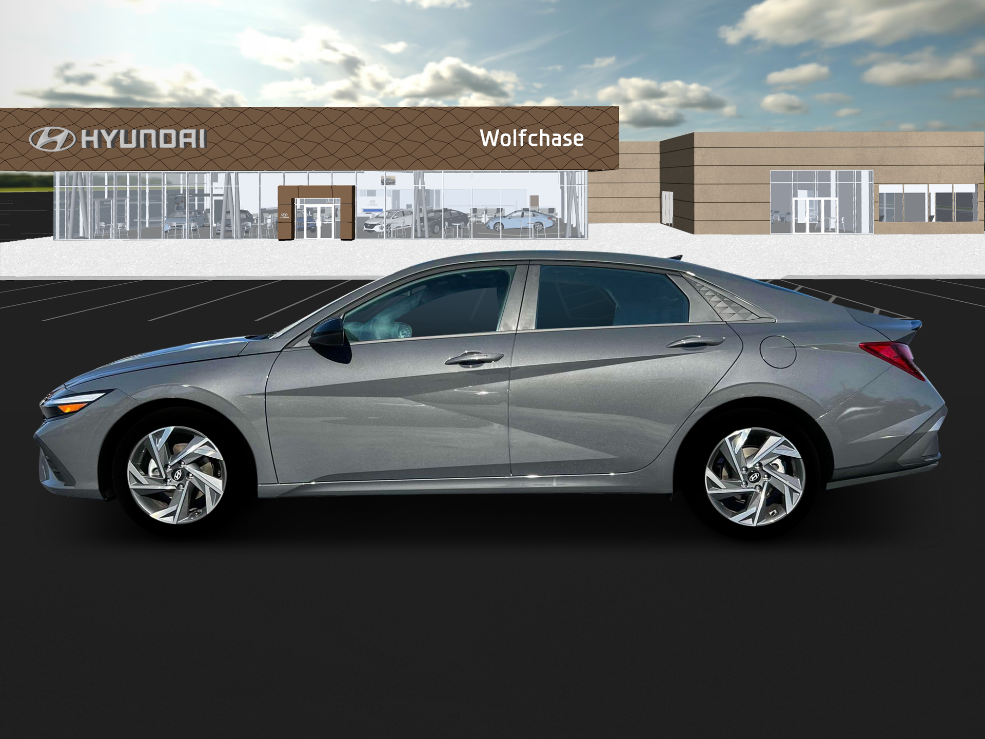New 2025 Gray Hyundai SEL Sport image 3