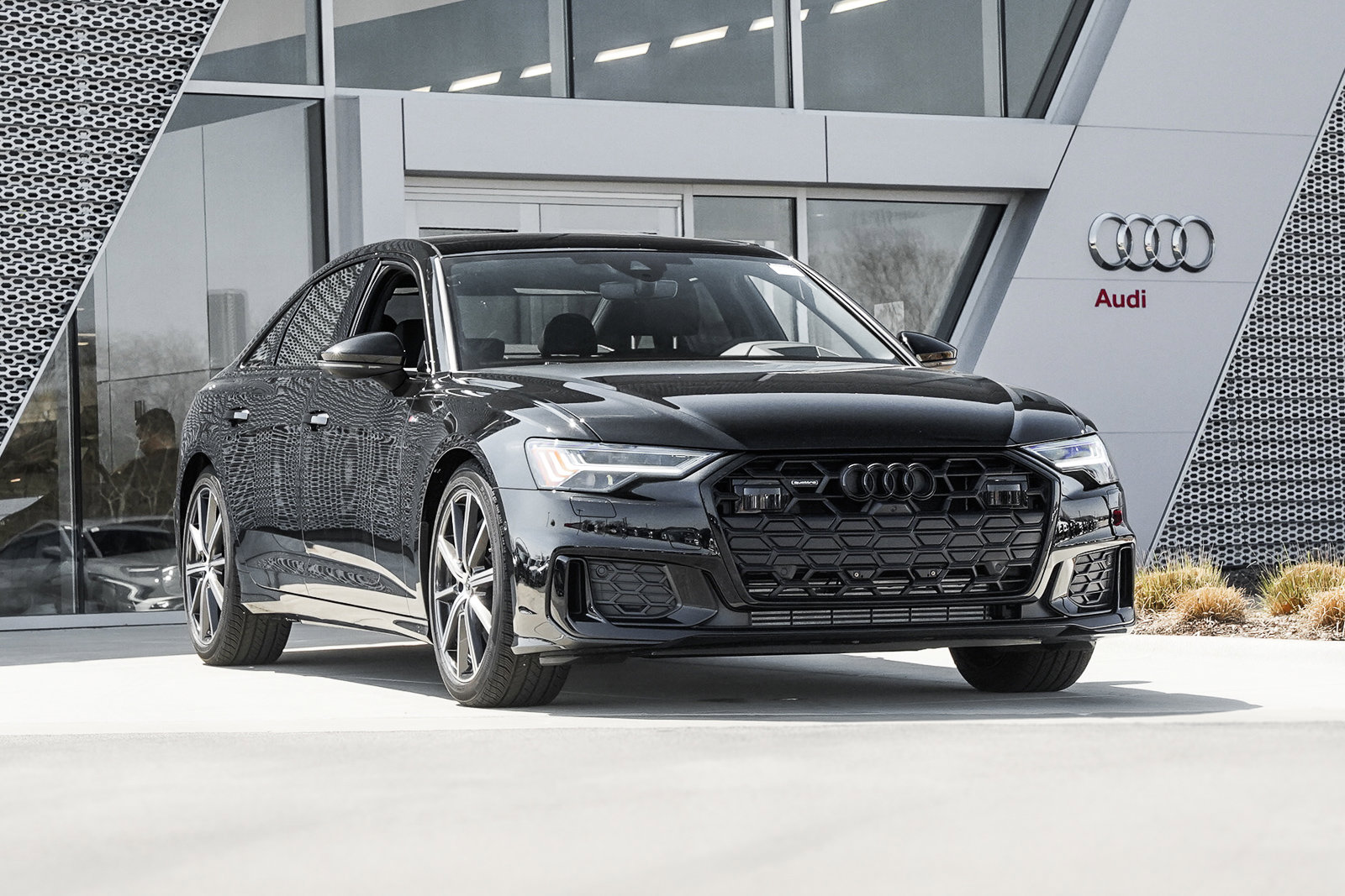 New 2025 Mythos Black Metallic Audi Prestige image 1