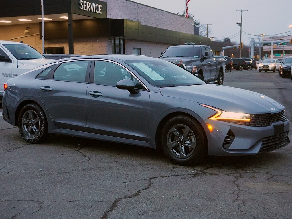 Used 2022 Kia K5 LXS with VIN 5XXG14J27NG155184 for sale in Riverdale, NJ