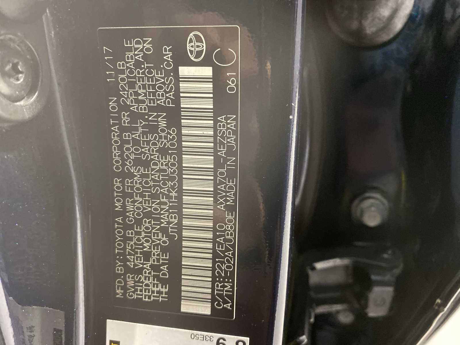 2018 Toyota Camry SE photo 19