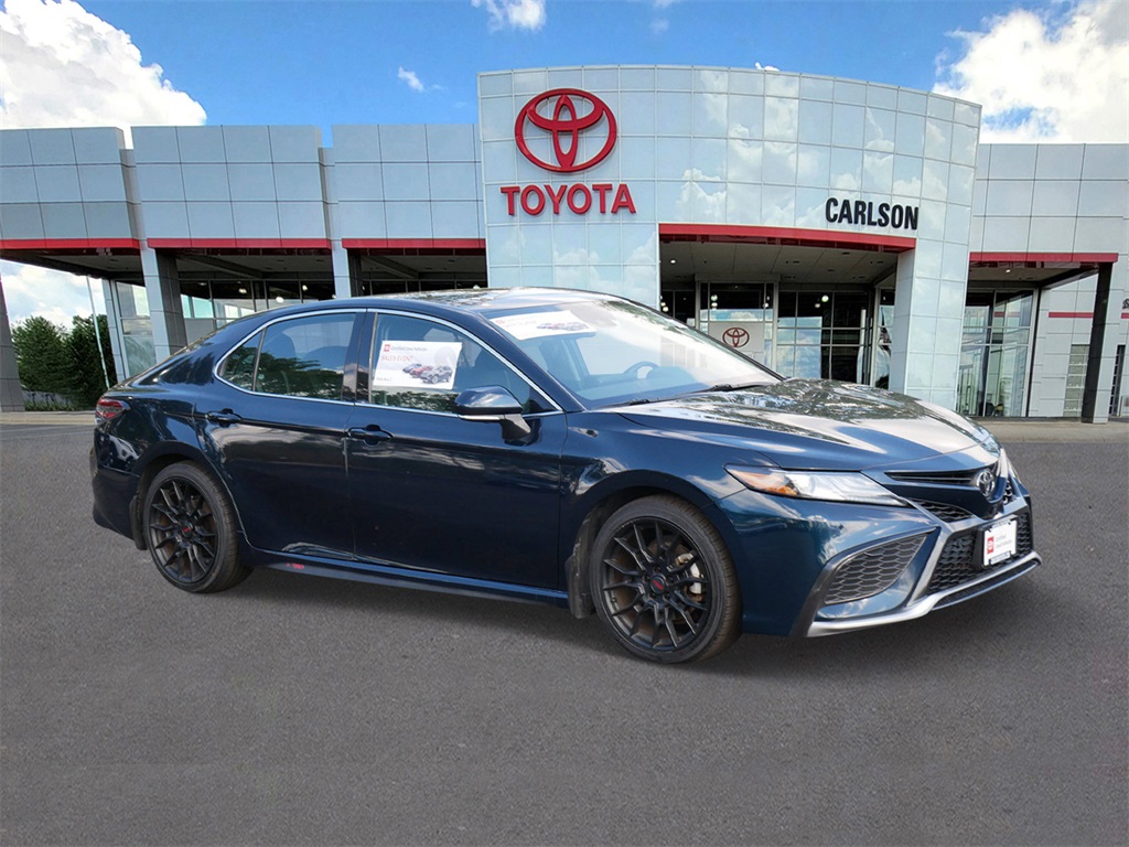 Certified 2021 Toyota Camry XSE with VIN 4T1KZ1AK0MU054817 for sale in Minneapolis, Minnesota