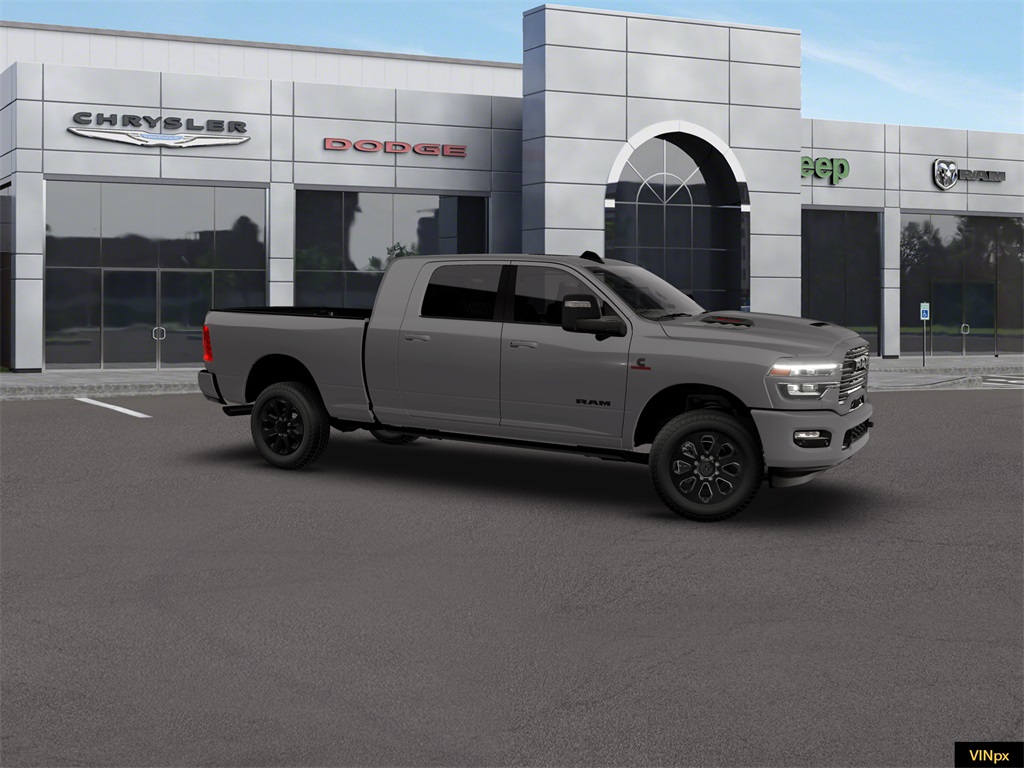 New 2026 Ceramic Gray Clear-Coat Exterior Paint RAM Laramie Night Edition image 24