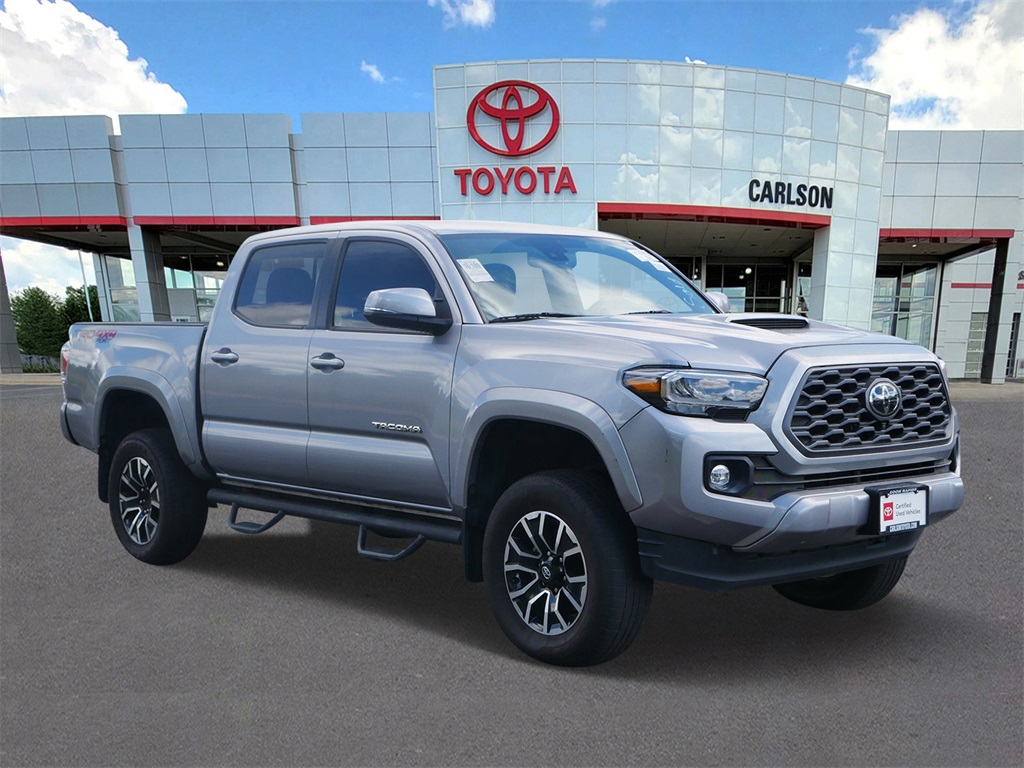 Certified 2021 Toyota Tacoma TRD Sport with VIN 3TMCZ5AN1MM442024 for sale in Minneapolis, Minnesota