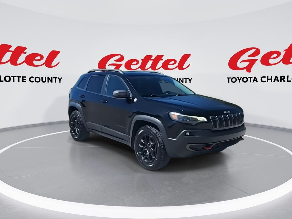 Used 2021 Jeep Cherokee Trailhawk with VIN 1C4PJMBX8MD126893 for sale in Punta Gorda, FL