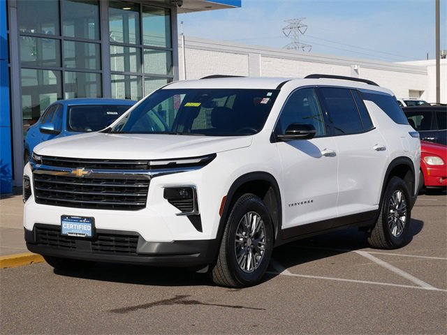 Used 2025 Chevrolet Traverse LT with VIN 1GNEVGRS3SJ164285 for sale in Roseville, Minnesota