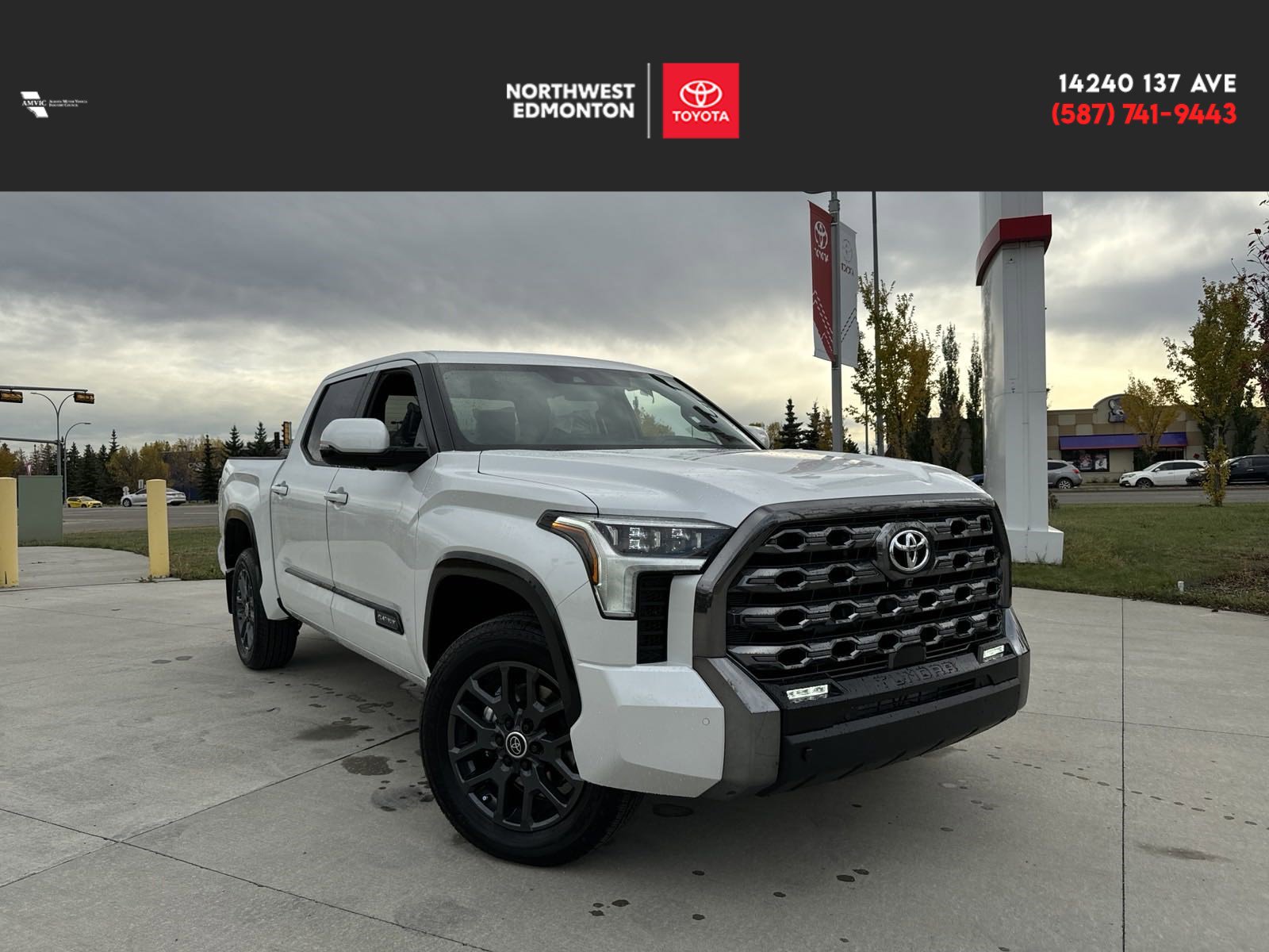 New 2024 Toyota Tundra CrewMax Platinum 4WD IN STOCK EDMONTON Crew
