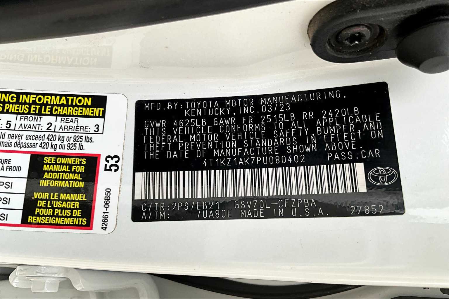 2023 Toyota Camry TRD V6 photo 28