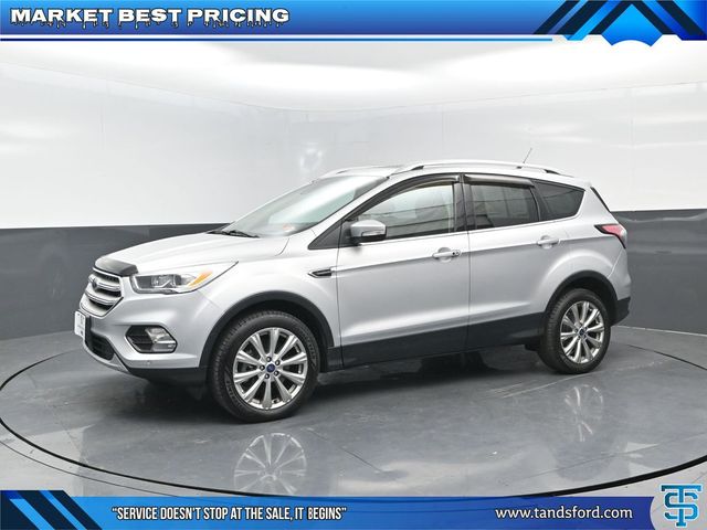 Used 2018 Ford Escape Titanium with VIN 1FMCU9J95JUC56823 for sale in White Hall, WV