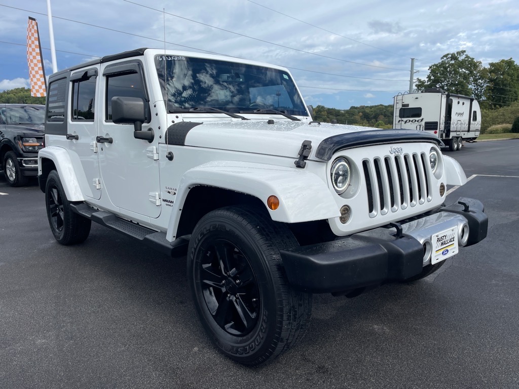 Used 2016 Jeep Wrangler Unlimited Sahara with VIN 1C4BJWEG9GL343347 for sale in Dandridge, TN