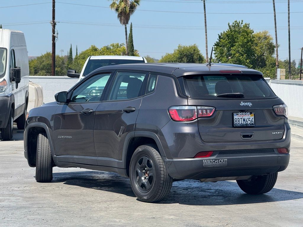Used 2018 Jeep Compass Sport with VIN 3C4NJCAB7JT124596 for sale in Claremont, CA