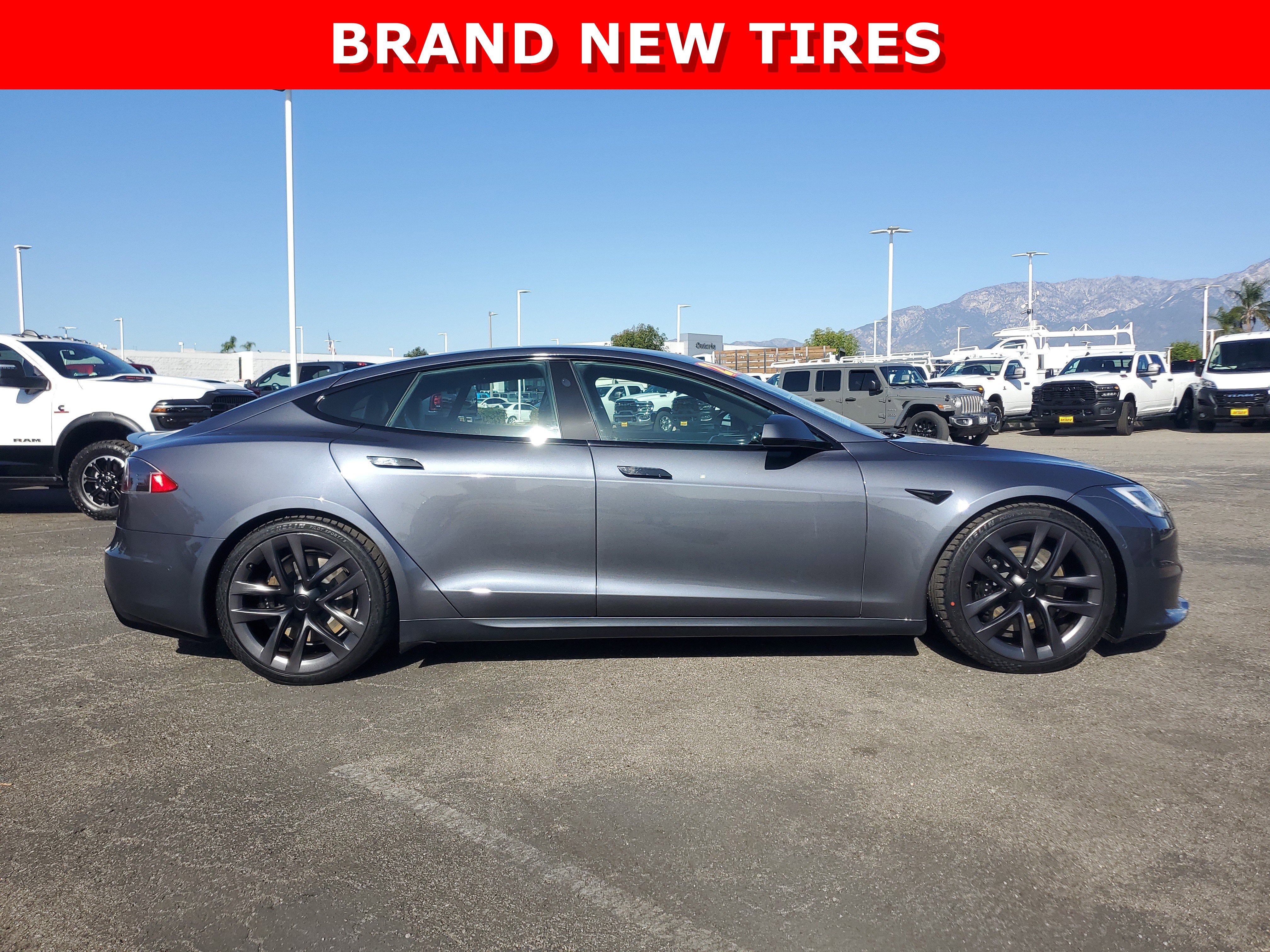 Used 2022 Tesla Model S Plaid with VIN 5YJSA1E69NF463725 for sale in Fontana, CA