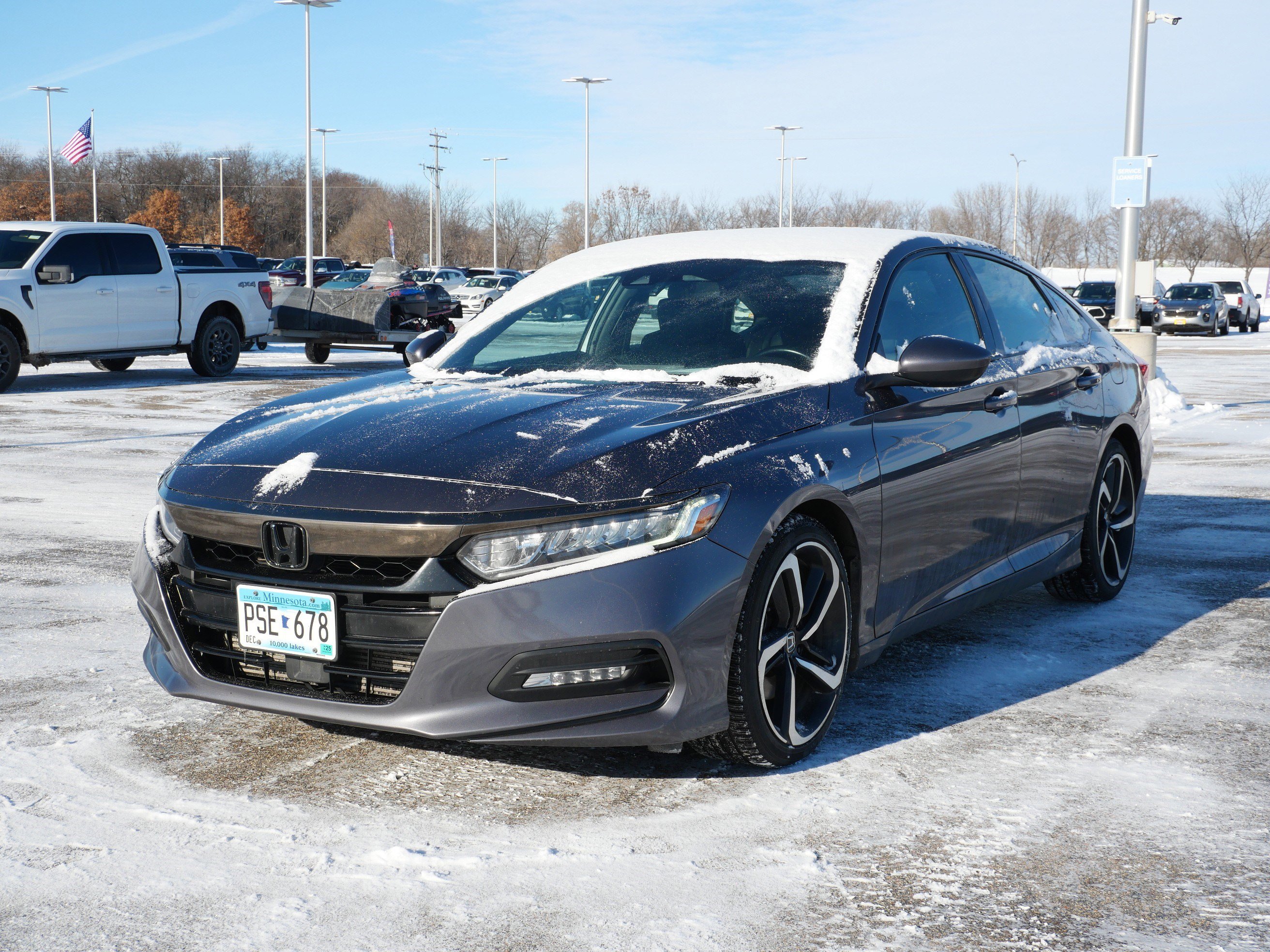 Used 2018 Honda Accord Sport with VIN 1HGCV1F34JA005088 for sale in Waite Park, Minnesota