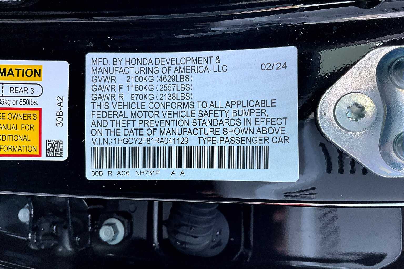 2024 Honda Accord Hybrid Touring photo 33