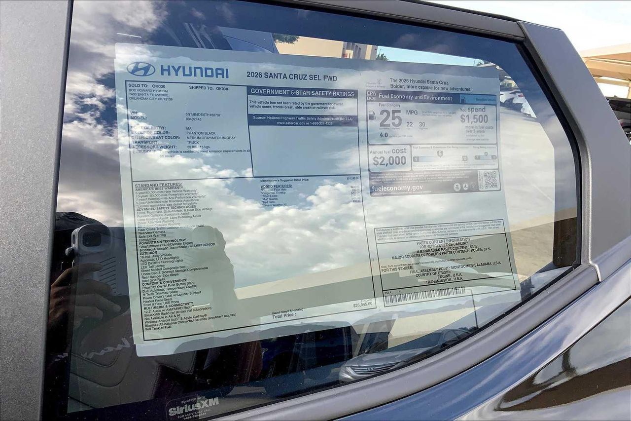 2026 Hyundai Santa Cruz SEL photo 17