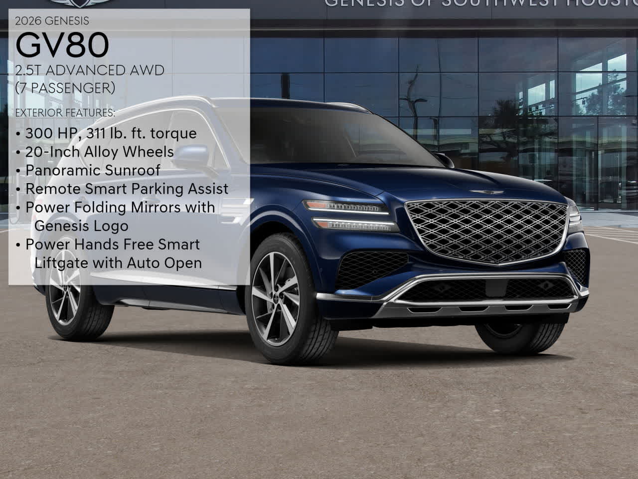New 2026 Genesis GV80 2.5T ADVANCED Sport Utility in Houston