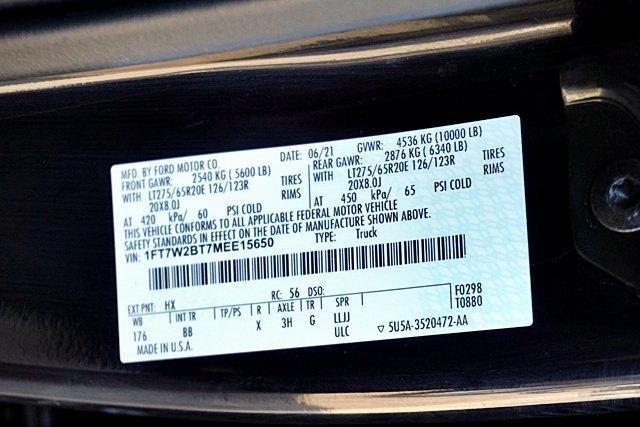 Used 2021 Blue Ford Platinum image 36