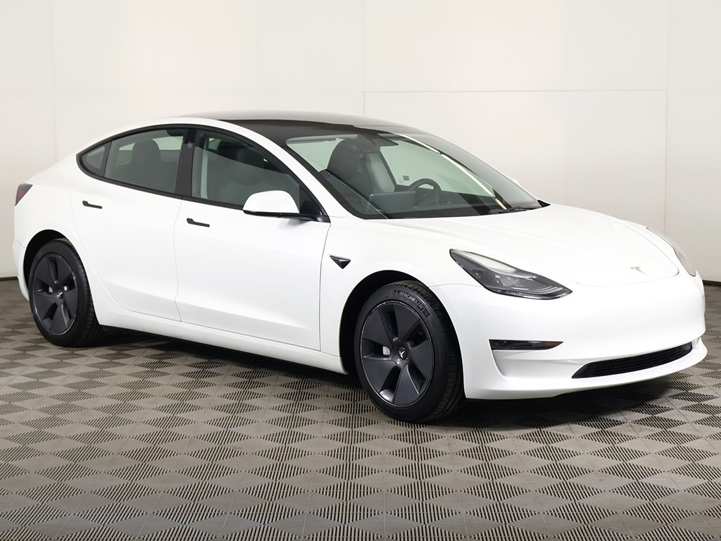 Used 2023 Tesla Model 3 Base with VIN 5YJ3E1EA8PF489829 for sale in Streetsboro, OH