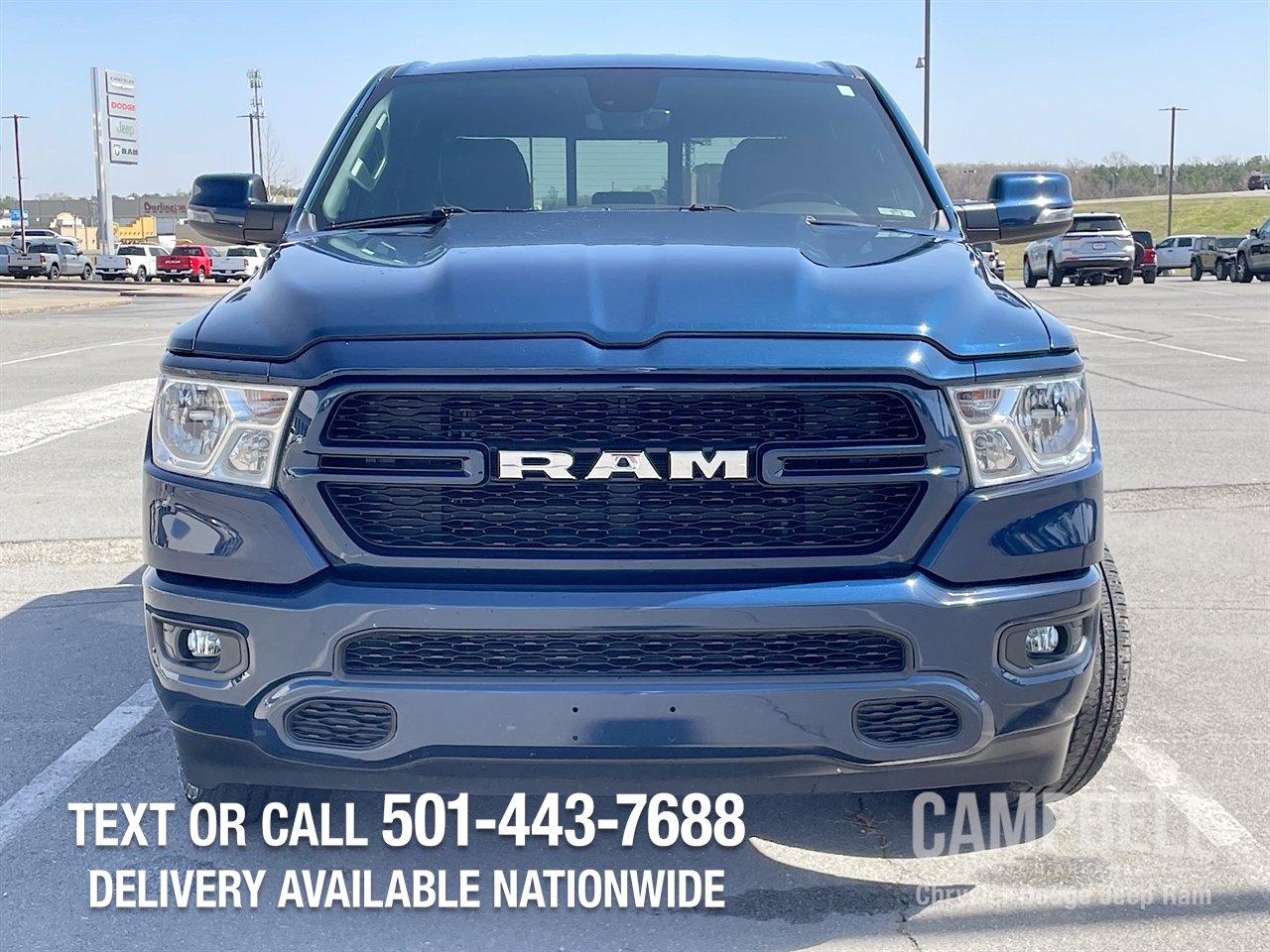 Used 2023 RAM Ram 1500 Pickup Big Horn/Lone Star with VIN 1C6SRFFM8PN520785 for sale in Little Rock