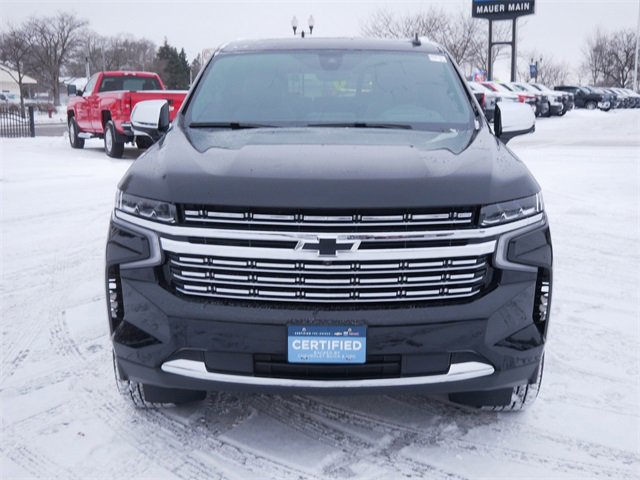 Certified 2021 Chevrolet Tahoe Premier with VIN 1GNSKSKD5MR427701 for sale in Anoka, Minnesota