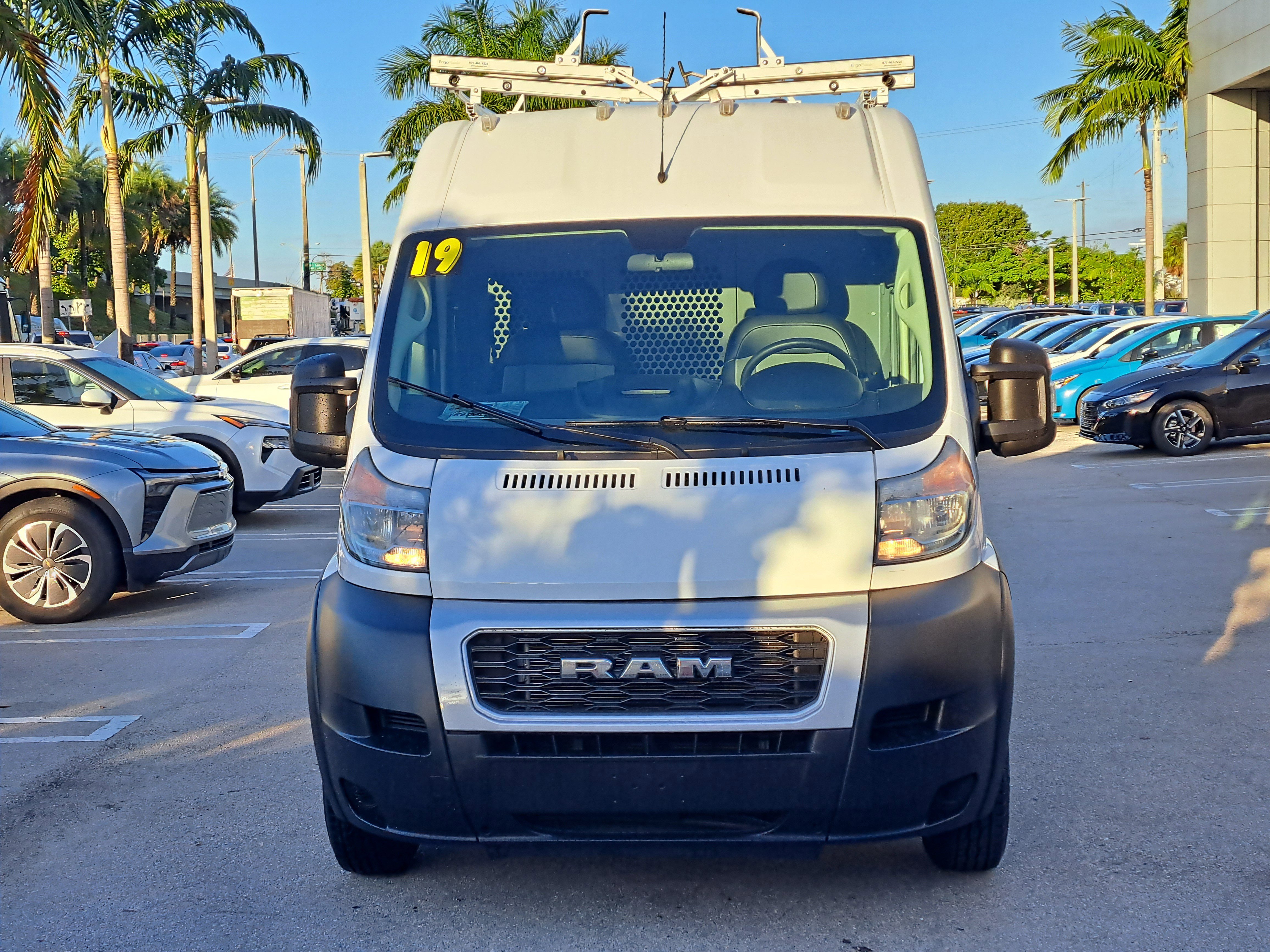 Used 2019 RAM ProMaster Cargo Van Base with VIN 3C6TRVBG7KE524404 for sale in Miami Gardens, FL