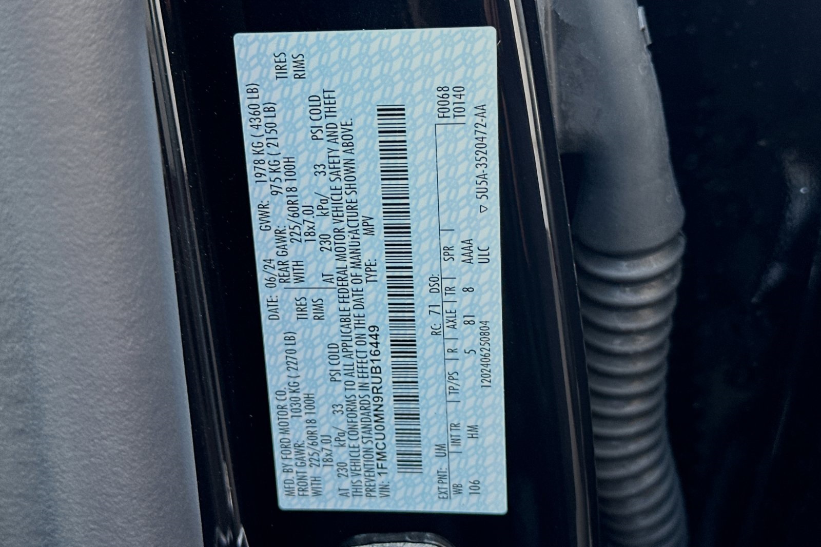 2024 Ford Escape ST-Line photo 20