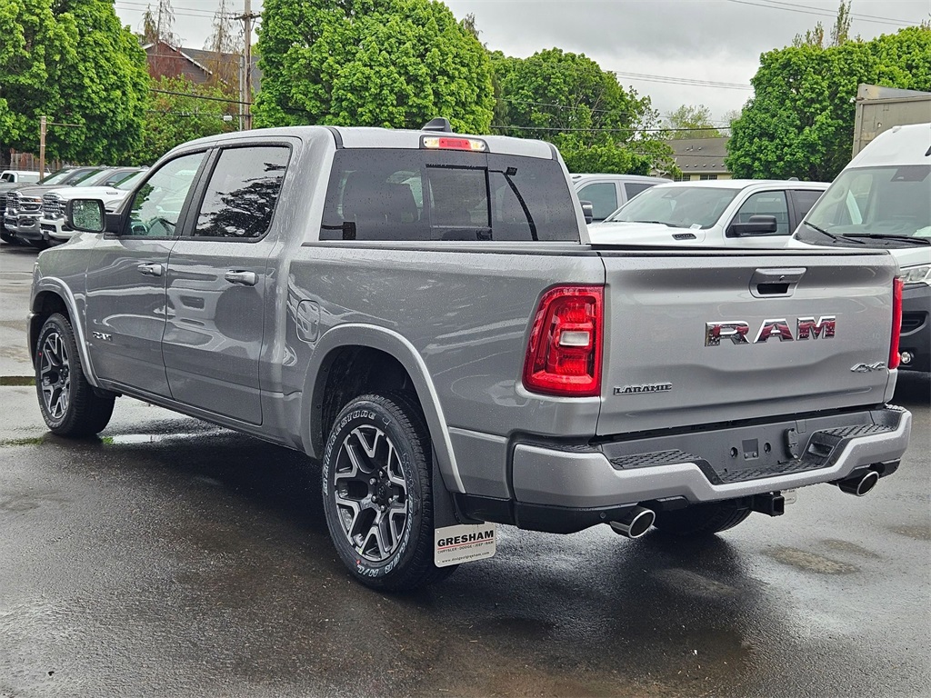 New 2025 Billet Silver Metallic Clear-Coat Exterior Paint RAM Laramie image 5