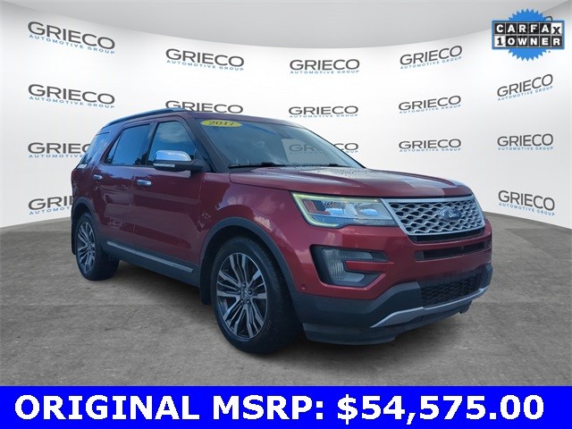 Pre-Owned 2017 Ford Explorer Platinum 4 Door SUV in Fort