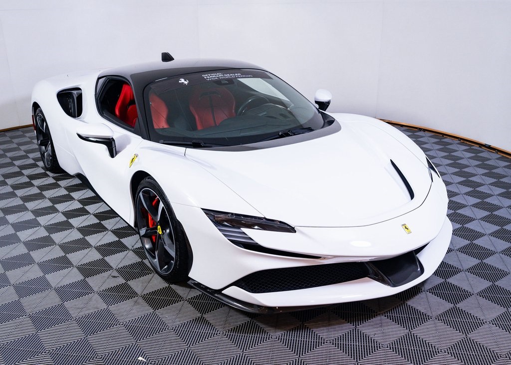 Certified Used 2021 Bianco Cervino Ferrari Base image 12