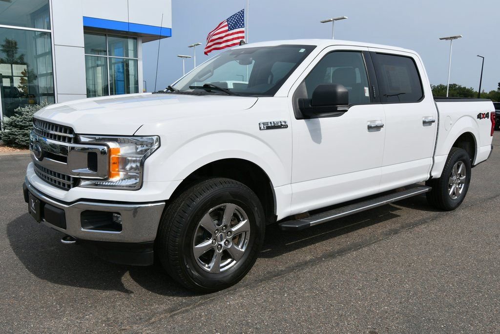 Used 2019 Ford F-150 XLT with VIN 1FTEW1E59KFD33621 for sale in North Branch, Minnesota