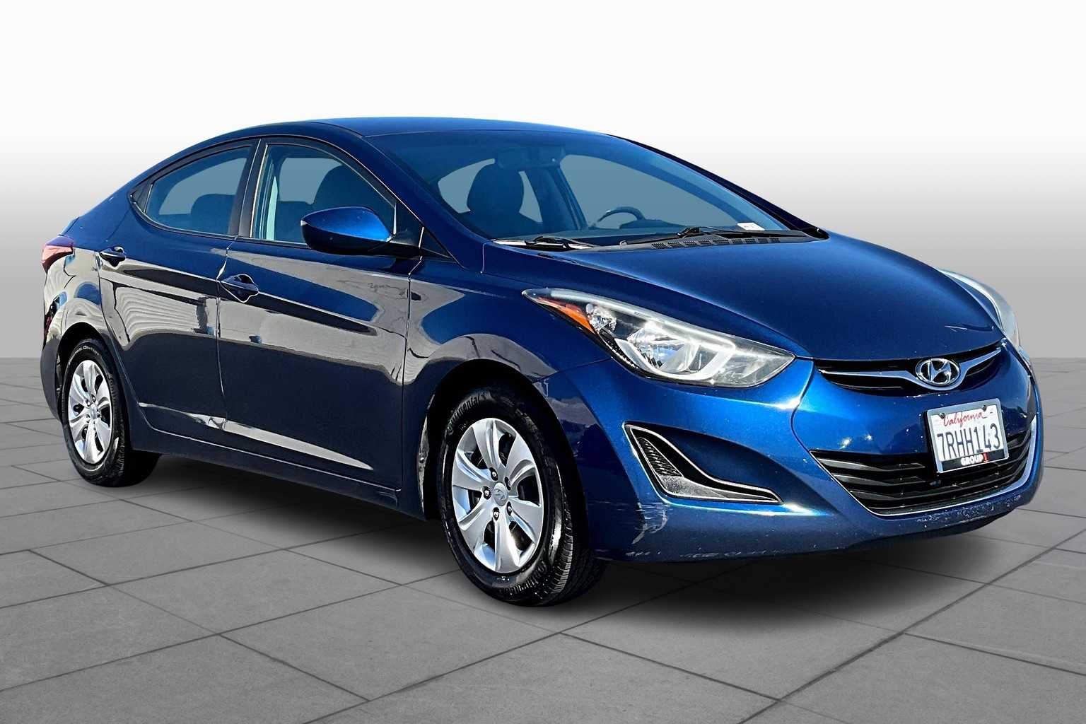 Used 2016 Hyundai Elantra SE with VIN 5NPDH4AE6GH667843 for sale in Sacramento, CA