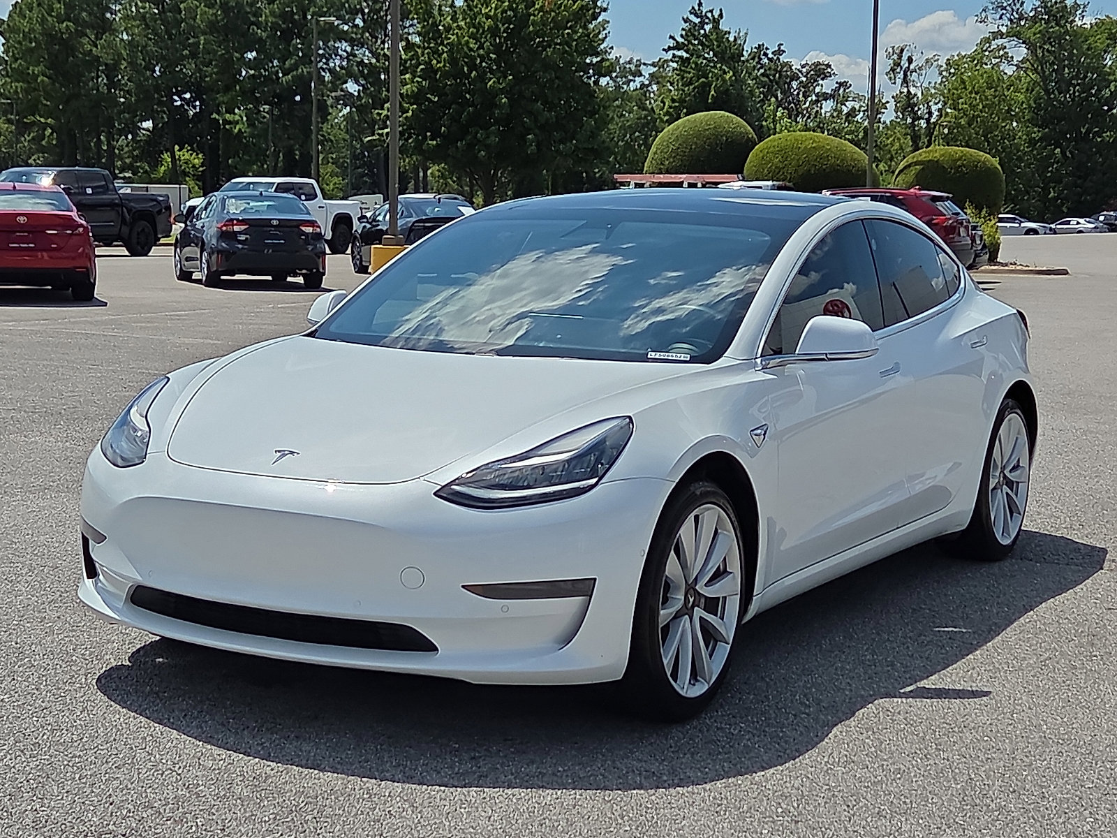 Used 2020 Tesla Model 3 Base with VIN 5YJ3E1EA0LF598652 for sale in Rogers, AR