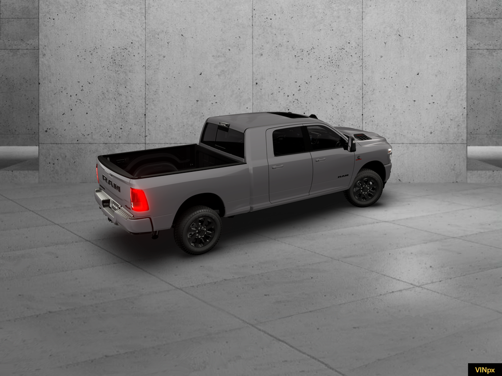 New 2026 Ceramic Gray Clear-Coat Exterior Paint RAM Laramie Night Edition image 4