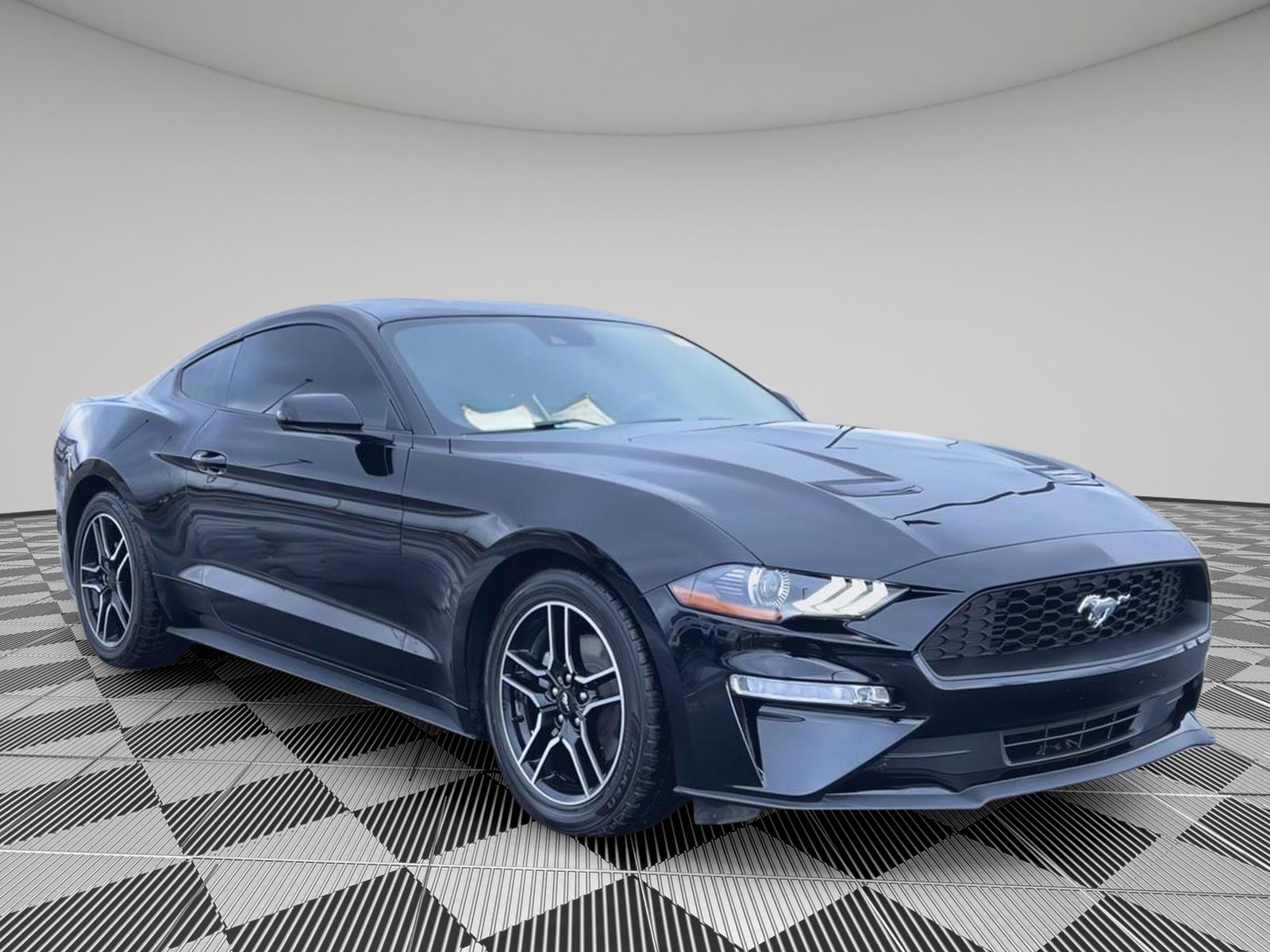 Used 2021 Ford Mustang EcoBoost with VIN 1FA6P8THXM5143638 for sale in Kansas City