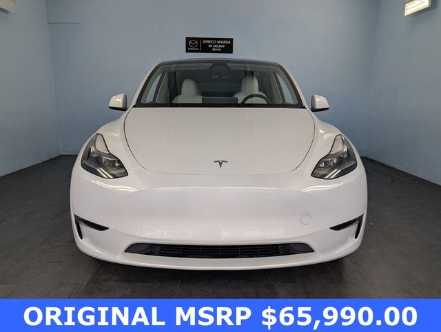 Used 2023 Tesla Model Y Long Range with VIN 7SAYGDEE9PF799219 for sale in Delray Beach, FL